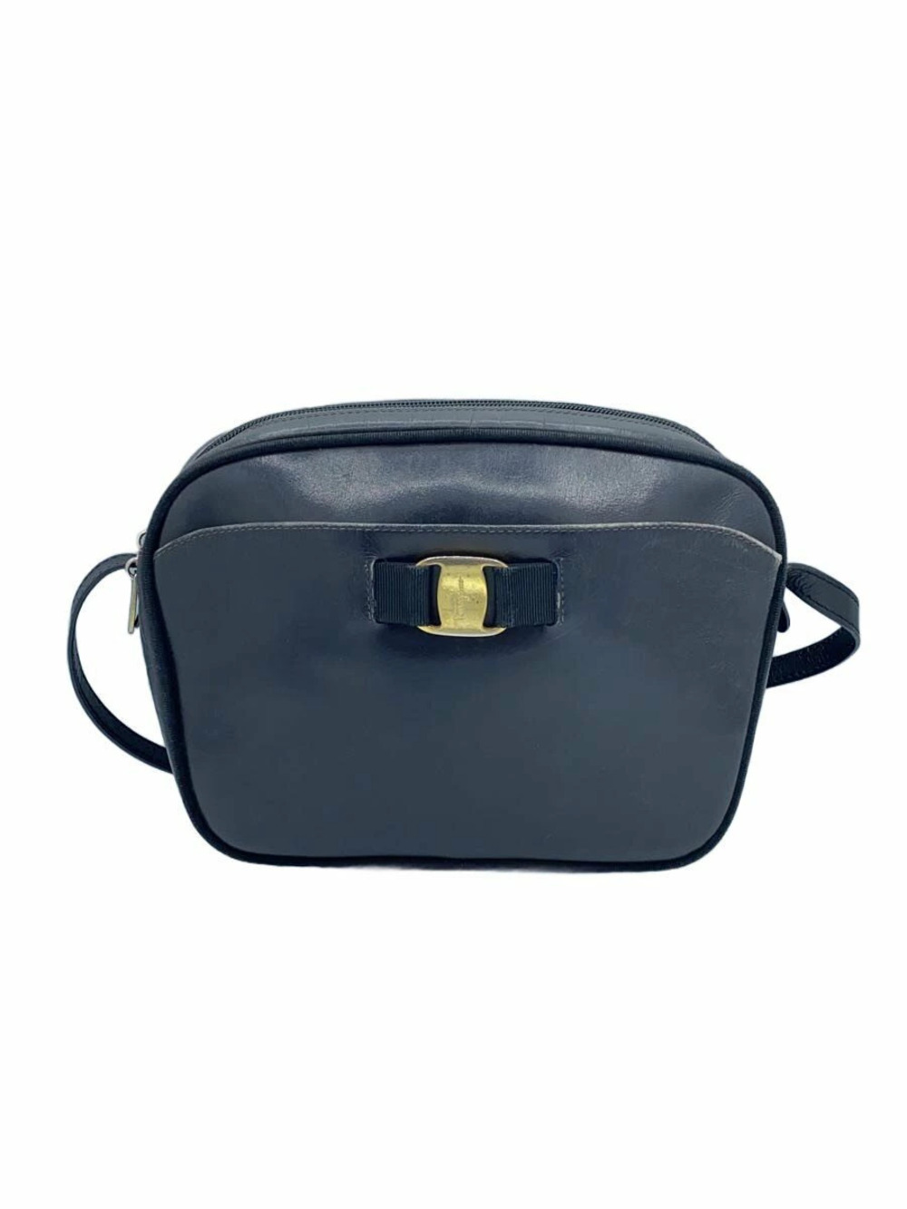 Salvatore Ferragamo Crossbody Bag Leather Black